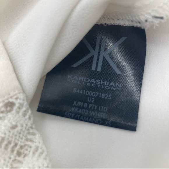 Xs kardashian collection white lace top - Picture 5 of 8